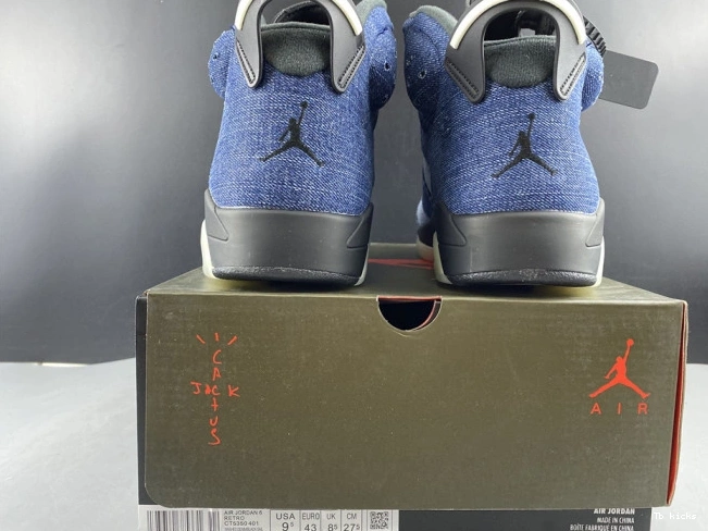 Rep TBK 6 Jordan Air Denim Washed CT5350-401 0809